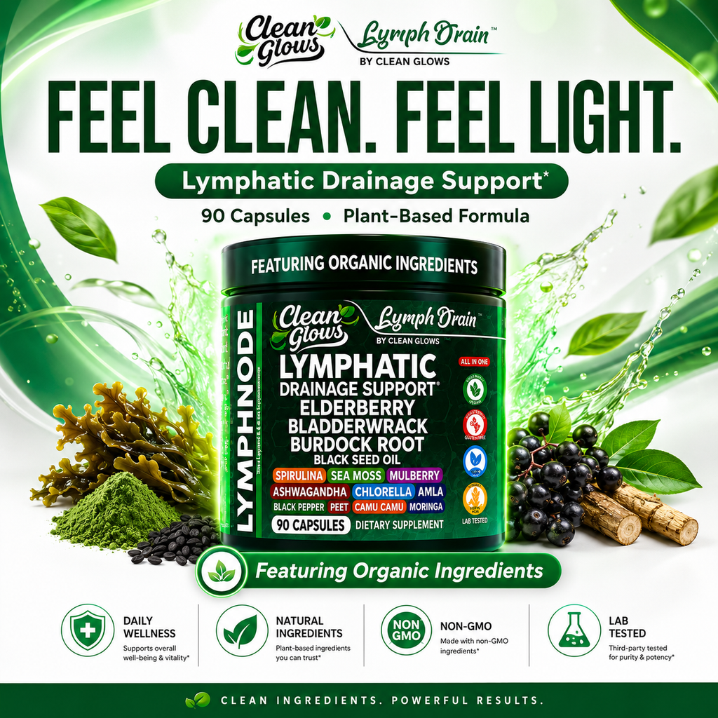 Clean Glows LymphDRAIN Anti-inflammatory support